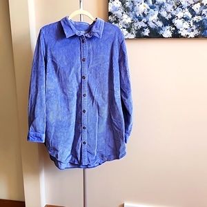 LL Bean Comfort Corduroy Relaxed Tunic